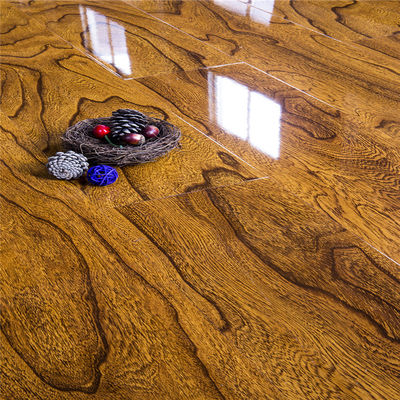 Υψηλή αντοχή στην φθορά AC4 Arc Single V-groove Painting Piso Flotante Suelo Laminado
