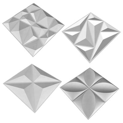 3D ανάγλυφο ύψος 22mm High Gloss Peel και Stick PVC τοίχο πίνακα τέχνης για το φόντο καναπέ