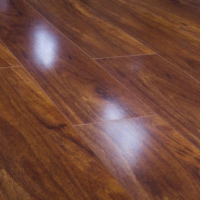 7mm 8mm 12mm Thinness Κρυστάλλινο HDF στρωμένο δάπεδο Αδιάβροχο και Κρυστάλλινο καθαρό