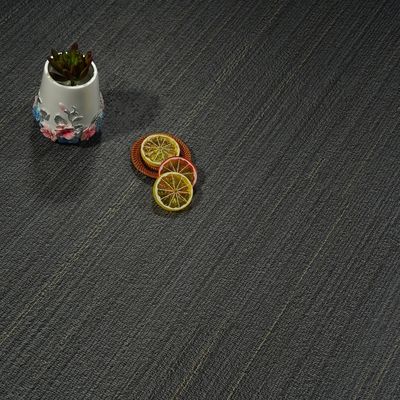 Εσωτερικό SPC Βινύλιο για ξενοδοχεία Εύκολη εγκατάσταση Σχεδιασμός χαλιών Εμπορικό υφασμένο σχέδιο