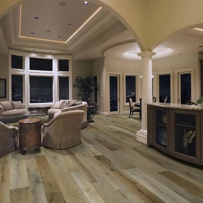 Τρία στρώματα μηχανικής ξύλινου δαπέδου 20 mm Oak μηχανικής δαπέδου με πολλαπλά στρώματα