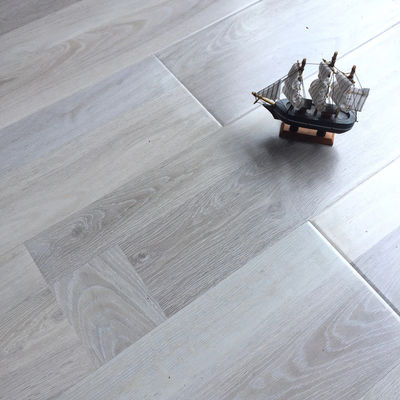 Κάντε κλικ εγκατάσταση 12mm Plank πάτωμα Step laminated γυαλί Αρκτική βελανιδιά ξύλο για το αυτοκίνητο