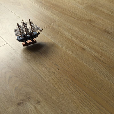 Κάντε κλικ εγκατάσταση 12mm Plank πάτωμα Step laminated γυαλί Αρκτική βελανιδιά ξύλο για το αυτοκίνητο