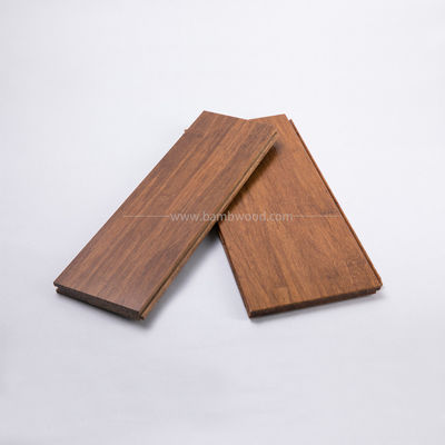 Πάνω από το βαθμό / ξύλινο υπόγειο Everjade Walnut Carbonised Strand Woven Bamboo Flooring Σύγχρονο σχεδιασμό