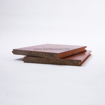 Πάνω από το βαθμό / ξύλινο υπόγειο Everjade Walnut Carbonised Strand Woven Bamboo Flooring Σύγχρονο σχεδιασμό