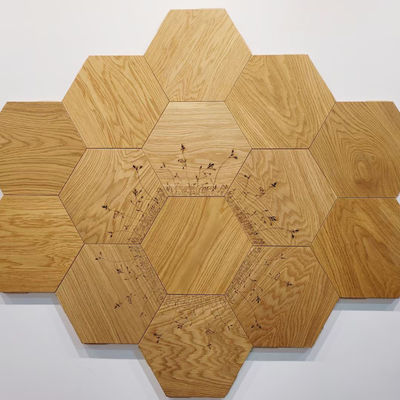 Πολυεπίπεδα κατασκευασμένα από ξύλο 15mm Walnut Oak Plank για σκάλες κρεβατοκάμαρας Εγκατάσταση