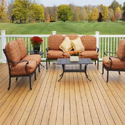20ετής εγγύηση 3D ανάγλυφη Wpc Decking για εύκολη εγκατάσταση στο πάτωμα της βεράντας