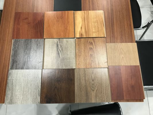 8mm Wood Grain Effect Waterproof Laminate Plank Flooring με μοτίβο βέβλου U-groove