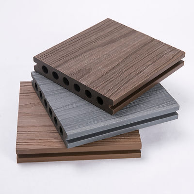Καλύτερο Solid Core Piso WPC PVC Patios Timber Smooth 3D Embossing εξωτερικό σύνθετο κατάστρωμα