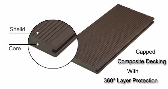 Sino Sunnywpc ξυλουργική Wpc Decking πάτωμα ομαλή 3D ανάγλυφη Παραδοσιακό 100% ανακυκλώσιμο