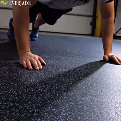 Υψηλής πυκνότητας 20 mm γυμναστήριο Granules καουτσούκ γυμναστήριο έδαφος κυλίνδρους πλακάκια για Unisex Granules