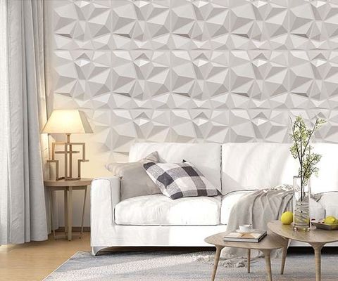 2023 High Gloss PVC 3D Wall Panel για πολυτελή καθιστικό TV Background στο Direct